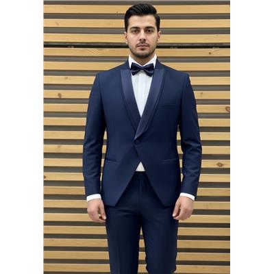 کت شلوار دامادی سرمه ای