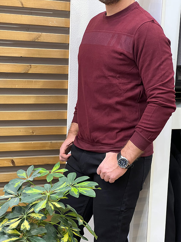 بلوز زرشکی لالکس