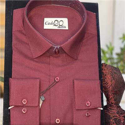 پیراهن مردانه زرشکی