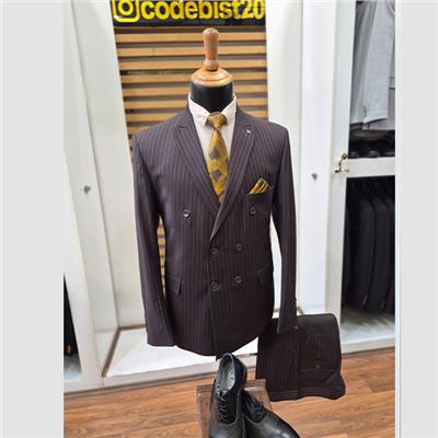 کت و شلوار دیپلمات قهوه ای