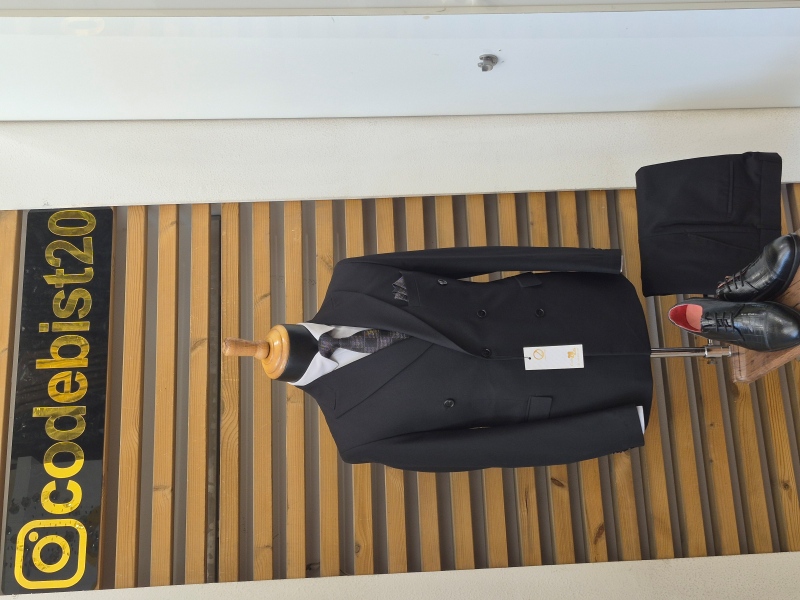 کت و شلوار دبل برست مردانه بزیاق
