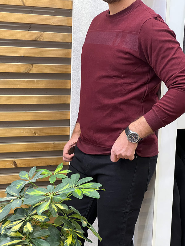 بلوز زرشکی لالکس