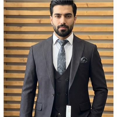کت و شلوار الکاپونی باختر نوک مدادی