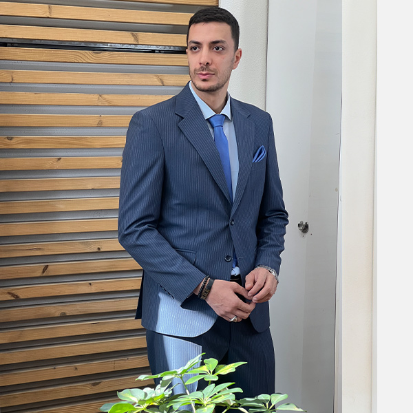 کت و شلوار دیپلمات آبی