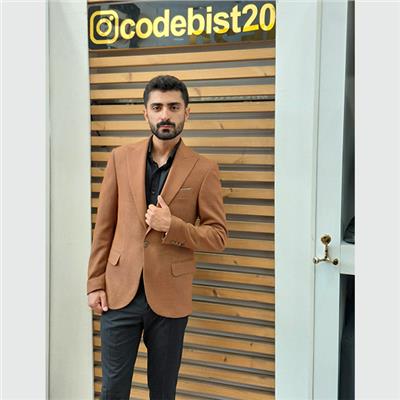 کت تک مردانه قهوه ای جودون