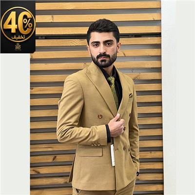 کت شلوار مردانه شتری